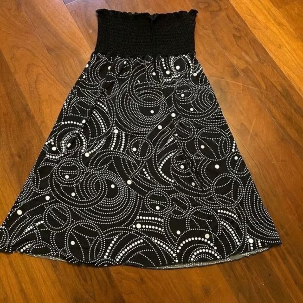 Portocruz women's polka dot dress beach vacation cover up swimwear in XL